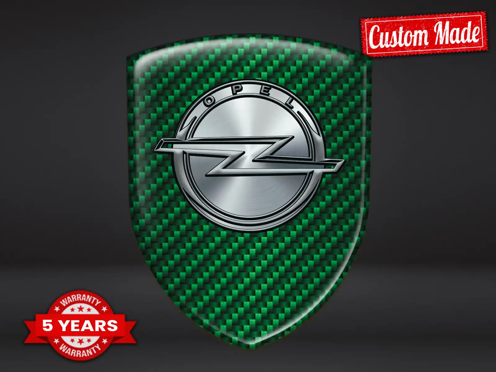 Opel Logo Silicona Auto Universal Alta Calidad Profesional